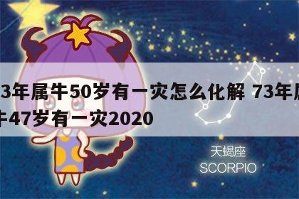73年属牛50岁有一灾怎么化解 73年属牛47岁有一灾2020