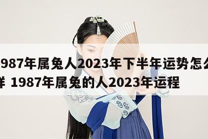 1987年属兔人2023年下半年运势怎么样 1987年属兔的人2023年运程