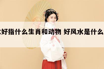 风水好指什么生肖和动物 好风水是什么样子的