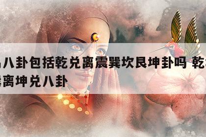 周易八卦包括乾兑离震巽坎艮坤卦吗 乾坎艮震巽离坤兑八卦
