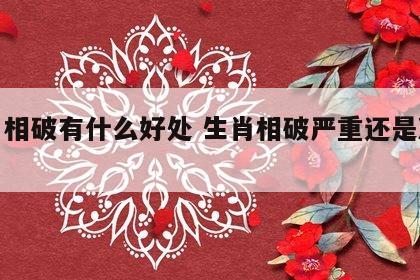 生肖相破有什么好处 生肖相破严重还是冲严重