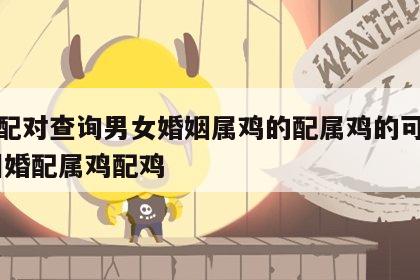 生肖配对查询男女婚姻属鸡的配属鸡的可以吗 属相婚配属鸡配鸡