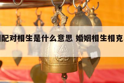 婚姻配对相生是什么意思 婚姻相生相克表准吗