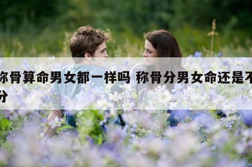 称骨算命男女都一样吗 称骨分男女命还是不分