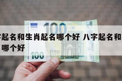 八字起名和生肖起名哪个好 八字起名和生肖起名哪个好
