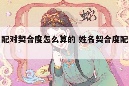 姓名配对契合度怎么算的 姓名契合度配对下载