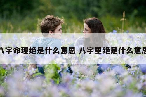 八字命理绝是什么意思 八字里绝是什么意思