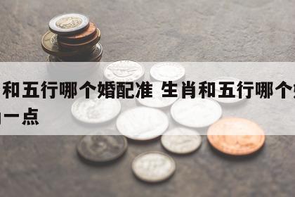 生肖和五行哪个婚配准 生肖和五行哪个婚配准确一点