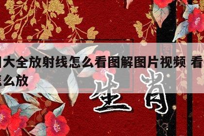 手相大全放射线怎么看图解图片视频 看手相手怎么放