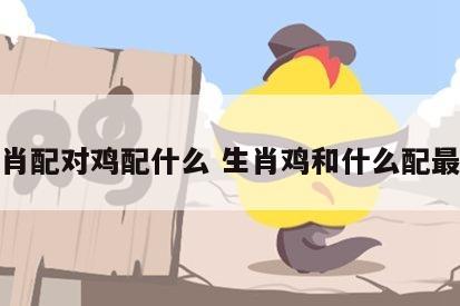 生肖配对鸡配什么 生肖鸡和什么配最好