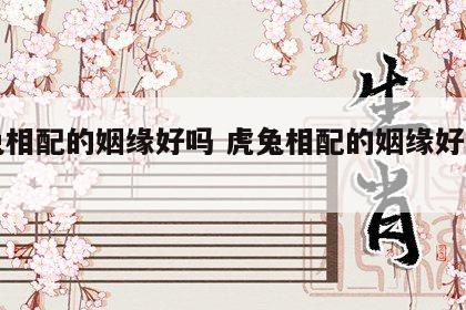 虎兔相配的姻缘好吗 虎兔相配的姻缘好吗男孩