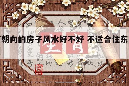东西朝向的房子风水好不好 不适合住东户的属相
