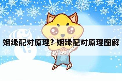 姻缘配对原理? 姻缘配对原理图解
