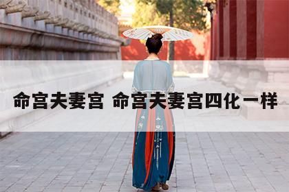 命宫夫妻宫 命宫夫妻宫四化一样
