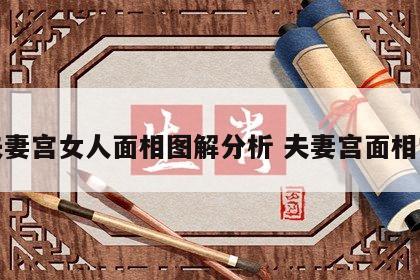 夫妻宫女人面相图解分析 夫妻宫面相学