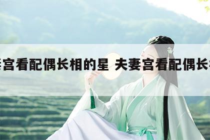 夫妻宫看配偶长相的星 夫妻宫看配偶长相特征
