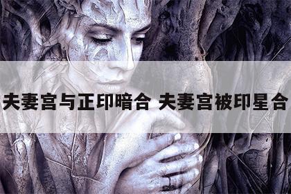 夫妻宫与正印暗合 夫妻宫被印星合