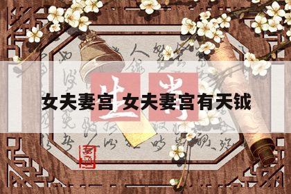 女夫妻宫 女夫妻宫有天钺