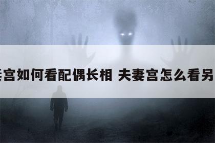 夫妻宫如何看配偶长相 夫妻宫怎么看另一半