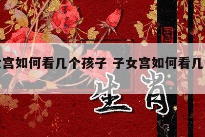 子女宫如何看几个孩子 子女宫如何看几个孩子