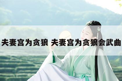 夫妻宫为贪狼 夫妻宫为贪狼会武曲