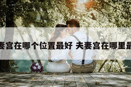 夫妻宫在哪个位置最好 夫妻宫在哪里最好