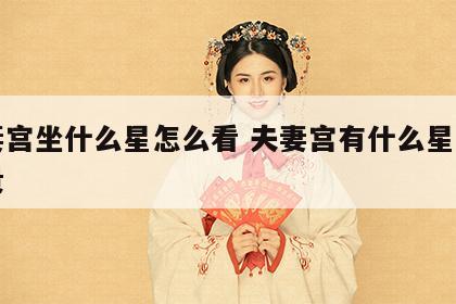 夫妻宫坐什么星怎么看 夫妻宫有什么星大富大贵