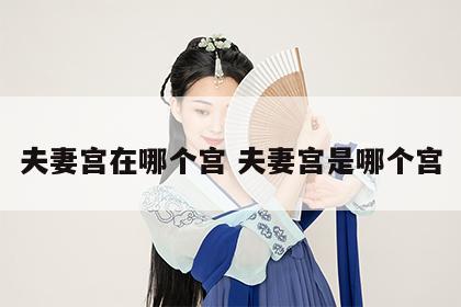 夫妻宫在哪个宫 夫妻宫是哪个宫