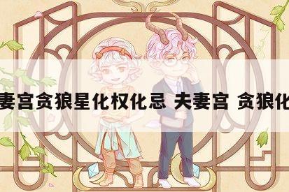 夫妻宫贪狼星化权化忌 夫妻宫 贪狼化权