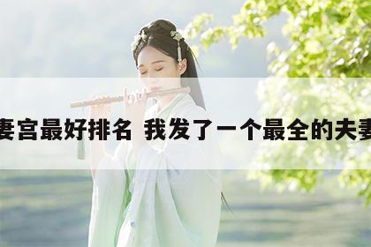夫妻宫最好排名 我发了一个最全的夫妻宫