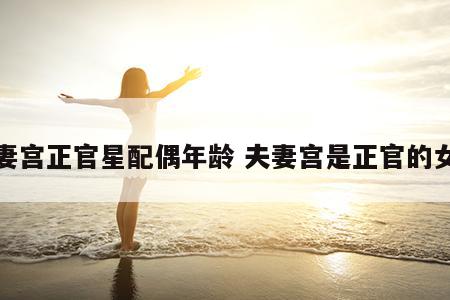 夫妻宫正官星配偶年龄 夫妻宫是正官的女人