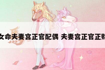 女命夫妻宫正官配偶 夫妻宫正官正财