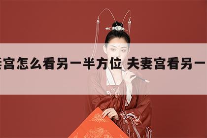 夫妻宫怎么看另一半方位 夫妻宫看另一半准吗