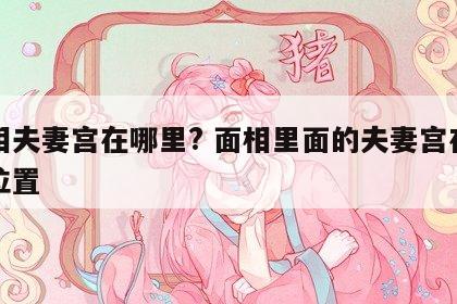 面相夫妻宫在哪里? 面相里面的夫妻宫在哪个位置