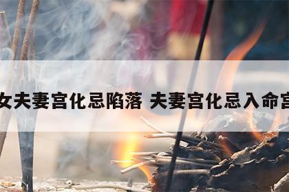 女夫妻宫化忌陷落 夫妻宫化忌入命宫