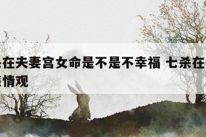 七杀在夫妻宫女命是不是不幸福 七杀在夫妻宫感情观