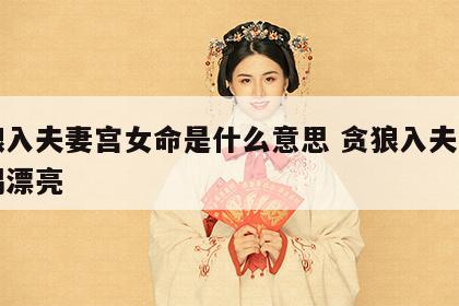 贪狼入夫妻宫女命是什么意思 贪狼入夫妻宫配偶漂亮