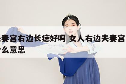 女夫妻宫右边长痣好吗 女人右边夫妻宫长痣是什么意思