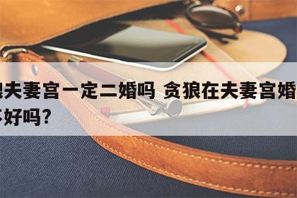 贪狼夫妻宫一定二婚吗 贪狼在夫妻宫婚姻一定不好吗?