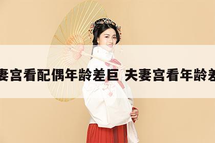 夫妻宫看配偶年龄差巨 夫妻宫看年龄差距