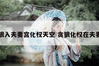 贪狼入夫妻宫化权天空 贪狼化权在夫妻宫
